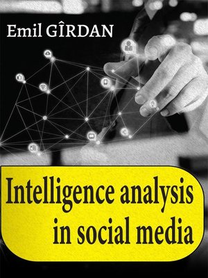 cover image of Intelligence Analysis in Social Media